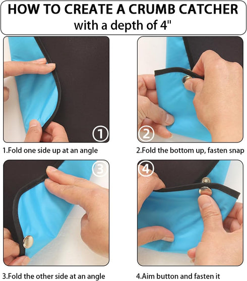 Waterproof Large Bib for Women - Leakproof & Washable Clothing Protector