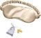 OLESILK Silk Sleep Eye Mask Blindfold with Double Layer Silk Filling, Luxury Eye Cover for Women Men