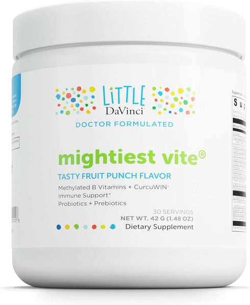 DAVINCI Little Mightiest Vite with Probiotics and Prebiotics - Supports Immune System, Gut Health, and Healthy Brain -