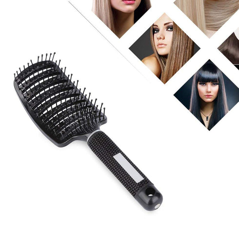 Vent Blow Dryer Hair Brush - Women Thick Long Curly Paddle Detangling Tool