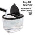 Replacement Parts for Waterflosser Oral Irrigator, Compatible with Waterpik Sonic Fusion SF-01W