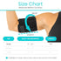 Vive Bicep Brace Compression Sleeve - Tendonitis Upper Arm Support Brace for Pain Relief, Comfortable & Adjustable