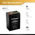 ExpertPower 6V 5Ah SLA Rechargeable Battery by ExpertPower