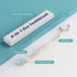 Travel Toothbrush Dental Floss Picks - 4 in 1 Biodegradable Disposable Toothbrushes with Tongue Scraper, 40 Pack