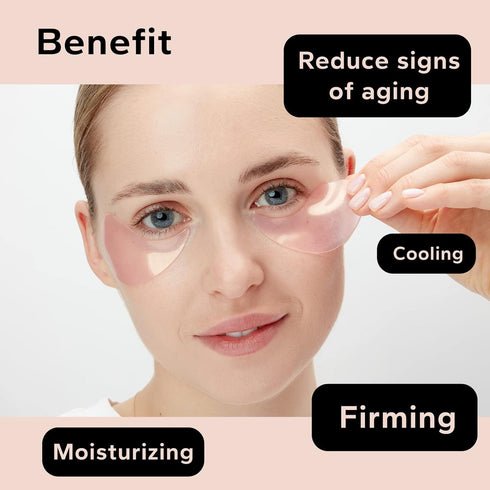 Retinol & Collagen Under Eye Patches - Cooling Patches for Puffy Eyes, Dark Circles, and Puffiness
