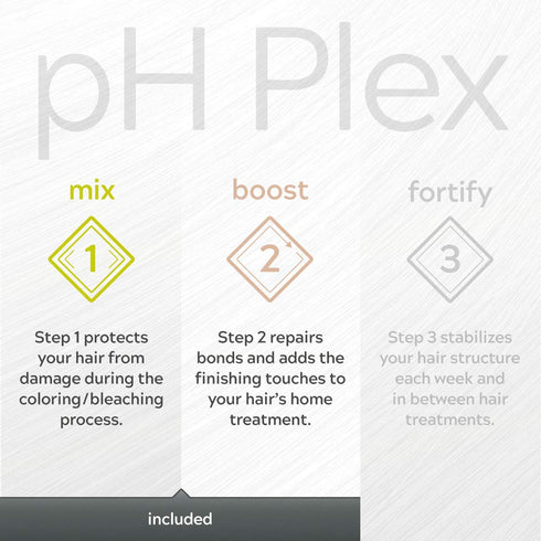 pH Plex Steps 1&2 Hair Care Treatment, Protect & Repair for Home Hair Color & Bleach, Salon Quality