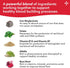 LifeSeasons Blood Nourish-R - 60 Capsules Iron Supplement for Anemia, Fatigue, Paleness & Dizziness, Non Constipating