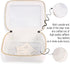 Travel Makeup Bag with Zipper, Small Clear Cosmetic Bags, Waterproof Makeup Pouch, Makeup Brush Holder for Women, TSA