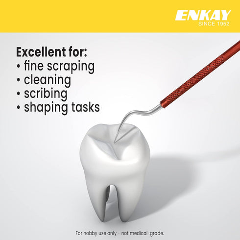 ENKAY Dental Pick Set with Colored Handles, 7 Pieces