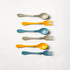 Knork Eco Spoon Set - 12 Piece Plant Based Bamboo Reusable Cutlery, Gray