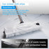 Pet Hair Rubber Broom with Carpet Rake and Squeegee, 2 in 1 Floor Brush for Carpet, 58 inch Adjustable Handle,silicone broom Black (2)