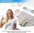 INQUADR (6Pcs) Reusable Leakproof Graphene Absorbent Pad for Women, Waterproof Washable Padsfor Elderly Care,Pure