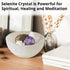 Himalayan Glow WBM Selenite Crystal Bowl - 4 Inch for Smudging, Healing, Recharging Crystals, Charging Station for