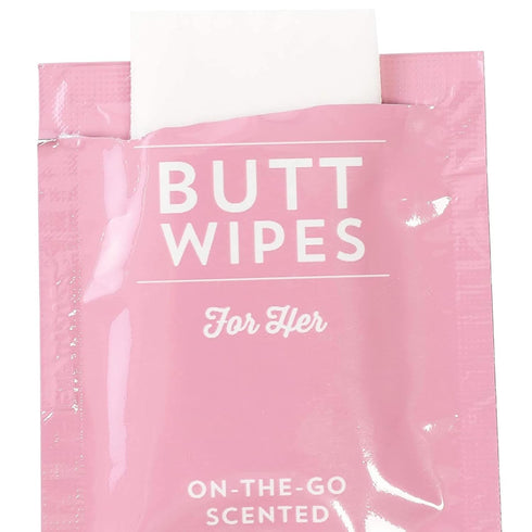 Packets 100 Count, BLUE PANDA Wet Travel Wipes - Individually Wrapped for On-the-Go - Flushable Wipes for Adults - Aloe