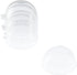 Super Z Outlet Clear Plastic Acrylic Bath Bomb Mold Shells Kit, 12 Pack (60mm)