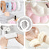 Spa Headbands for Washing Face, Wristband Set, Soft Terry Towel Cloth Hairband for Women (Gray)