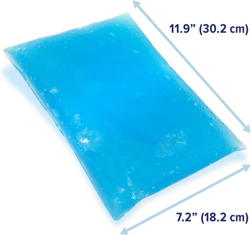 BeKOOOL Cooling Soft Gel Pillow, Reusable Relief for Migraines, Neck Strain, Fever - Up to 6 Hours of Cooling
