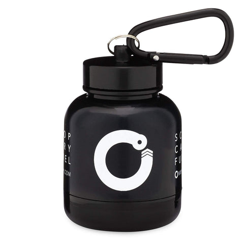Protein Powder and Supplement Funnel Keychain, Portable Container for Gym, Travel, Combo 2-Pack