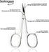 Solingen Cuticle Scissors Germany - Curved Blade, Scissors Germany - Pedicure Beauty Grooming Kit for Eyebrow, Eyelash, Dry Skin - Nail sicssors by MARQUS