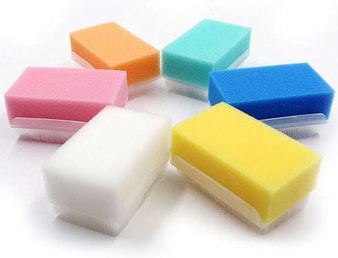 Reusable Sensory Brush, Surgical Brush, Nail Brush, Baby Bath Scrubber, 6 PCS