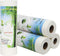 Bamboo Paper Towels Replacement - 4 Rolls, 80 Sheets Heavy Duty Machine Washable Reusable for Kitchen