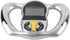 Handheld Body Fat Measuring Instrument, Digital Body Fat Tester with LCD Screen for Calorie and BMI Measurement