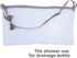 Adjustable Mastectomy Drain Holder with Shower Bag for Post-Surgery Recovery Support (Gray)
