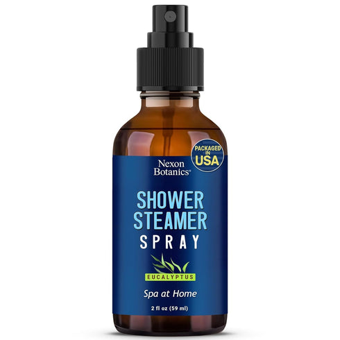 Eucalyptus Shower Spray, 2 fl oz Aromatherapy Mist with Essential Oils, Eucalyptus Steam Spray for Spa