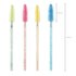 i-Laesh Crystal Mascara Sticks, Disposable Eyelash Brushes for Eyelash Extensions, Pack of 100 (Black)