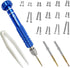 PTSLKHN Eye Glass Repairing Kit, Eyeglass Screwdriver with Screws, Small Precision Screwdriver, 15 Types Eyeglass Screws