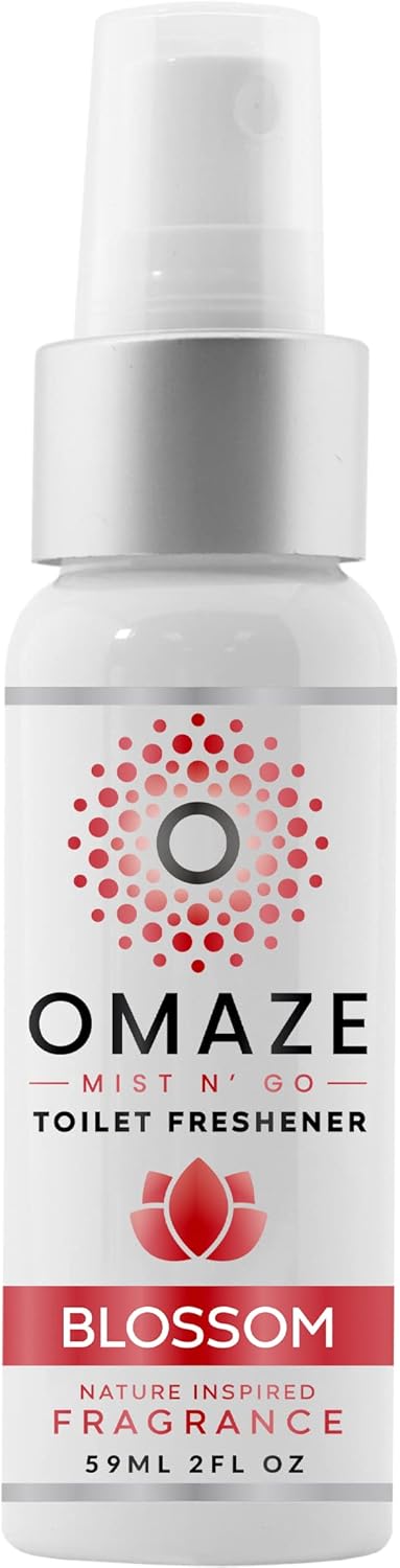 Mist N Go Toilet Freshener, Blossom Scent, 2 Fl Oz, Odor Neutralizer for Toilets