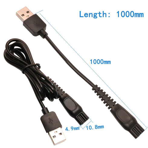 Power Cord 5V Replacement Charger USB Adapter for Electric Hairdressers, Shavers, Purifiers, Table Lamps and Others,