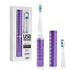 Pop Sonic USB Rechargeable Toothbrush (Purple) | Up to 40,000 Strokes/Minute, Long-Lasting Dupont Bristles, Timer &