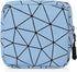 Portable Sanitary Napkin Storage Bag with Zipper | Menstrual Cup Pouch for Teen Girls Women (Blue)