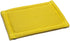 Microfiber Dish and Kitchen Scrubbing Sponge - 4.25"x6.25" - Dish Sponge Replacement, Scratch-Free Scouring Pad, Laundry and Dishwasher Safe (6, Grey and Gold)