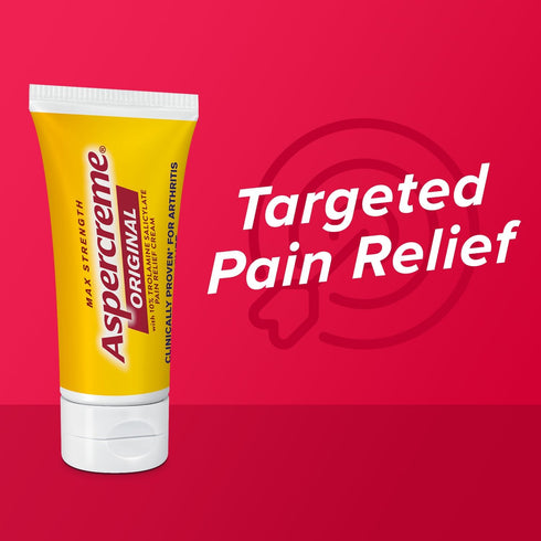 Aspercreme Maximum Strength Pain Relief Cream with Aloe, 3 oz., for Arthritis Joint & Muscle Pain