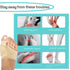 Bunion Foot Cushions - Bunion Correction and Relief Sleeve Set with Gel Pads, 4 Piece Set Medium Size, Black/Yellow