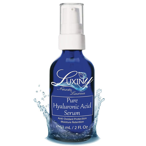 Pure Hyaluronic Acid Serum for Face 2oz (DOUBLE SIZE), Anti-Aging Moisturizer, Natural Hydrating Serum for Daily Use