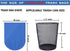 ENK 4 Gallon Medium-Light Duty Trash Bags, 150 Count, Star Sealed Bottom, 18 x 21 Inches, Unscented, Premium PE
