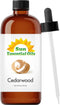 Sun Essential Oils Cedarwood, 4oz Bottle for Humidifier, Diffuser, Soaps, Candles