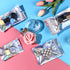 100 Pack Resealable Mylar Bags, Smell Proof Aluminum Foil Ziplock Pouches for Candy, Jewelry, Holographic Rainbow Color