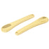 Honbay 6PCS Mini Zinc Alloy Makeup Spatula, Cosmetic Facial Cream Spoon for Mixing Makeup