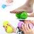 SquEqu 2 Pack Peanut Massage Ball Roller Spiky Double Lacrosse Balls Trigger Point for Stress Reflexology Foot Muscle