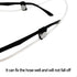 8PCS Oxygen Tube Holder Clips for Glasses, Elastic and Retractable Nasal Cannula Clips for Ear Protection