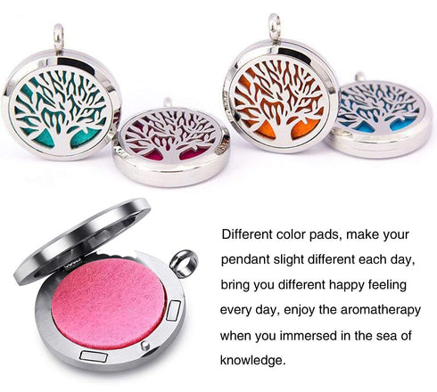 Aromatherapy Essential Oil Diffuser Necklace Stainless Steel Inspirational Locket Pendant (Dog Paw)