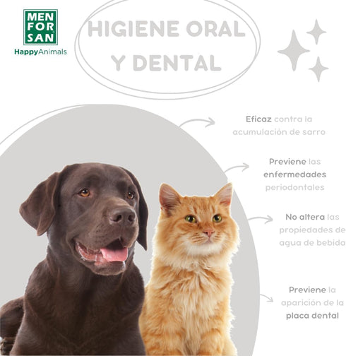 MENFORSAN Mouthwash Anti-Tartar | for Dogs & Cats | Doesn't Alter Drinking Water Properties | Provides Healthy