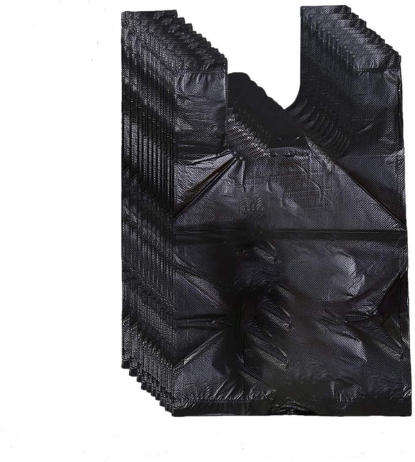 200 Counts Sanitary Waste Bags, Women Personal Disposal Bags with Handles for Sanitary Napkin (Black)