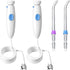BBTO Oral Hygiene Accessories - Standard Water Hose Plastic Handle with Water Flosser Replacement Jet Tip