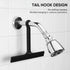 Shower Squeegee for Shower Glass Door Bathroom Accessories, Dual Head Wiper Cleans Water & Hair, Silicone Blade