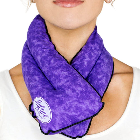 Microwavable Neck Warmer Heating Pad for Pain Relief - USA Made Neck Wrap for Sore Muscles, Arthritis, Cramps